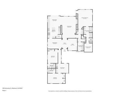 Floorplan - 190 Kentucky Ct, Manteca, CA 95337 photo 1 of 1
