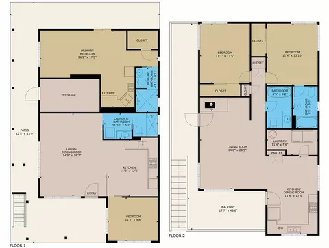 Floorplan - 526 Mill St #1, Grass Valley, CA 95945 photo 2 of 2