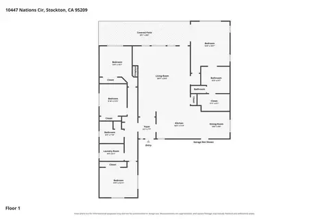 Floorplan - 10447 Nations Cir, Stockton, CA 95209 photo 1 of 1