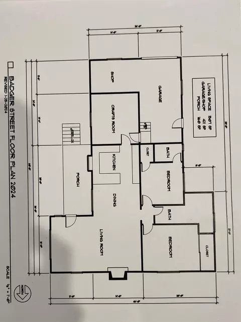 Floorplan - 180 Badger St, Sutter Creek, CA 95685 photo 1 of 1