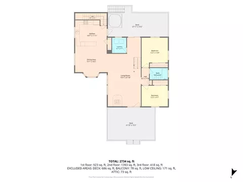 Floorplan - 1859 Michele Way, Arnold, CA 95223 photo 2 of 8