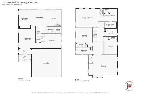 Floorplan - 16711 Colonial Trl, Lathrop, CA 95330 photo 1 of 1