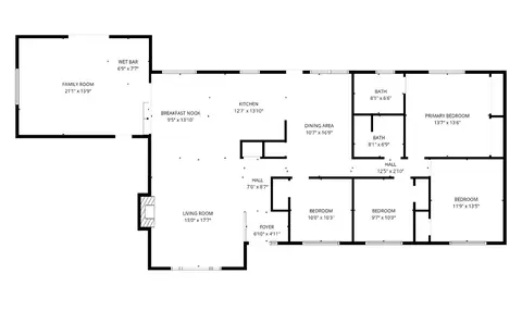 Floorplan - 3232 Mission Ave, Carmichael, CA 95608 photo 1 of 1