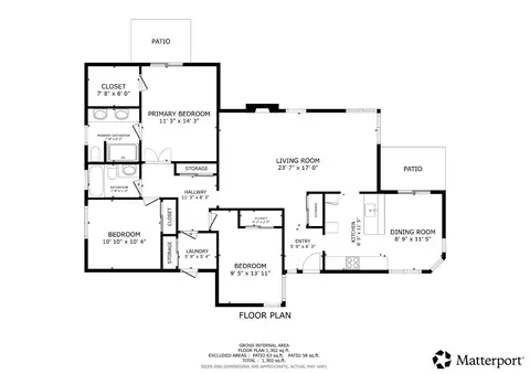 Floorplan - 1817 E Rumble Rd, Modesto, CA 95355 photo 1 of 1
