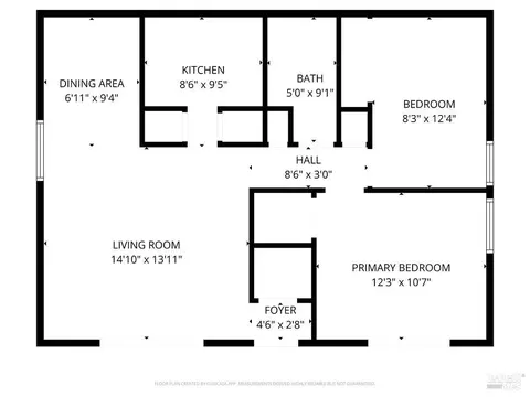 Floorplan - 99 Villa Cir, Fairfield, CA 94533 photo 1 of 1