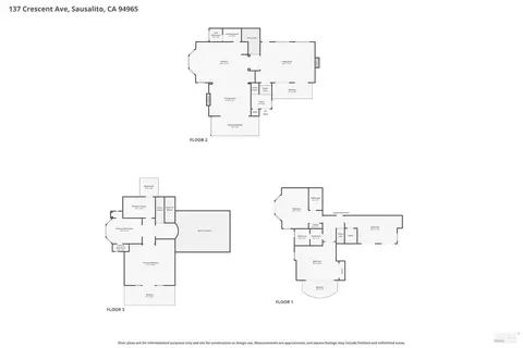 Floorplan - 137 Crescent Ave, Sausalito, CA 94965 photo 4 of 4