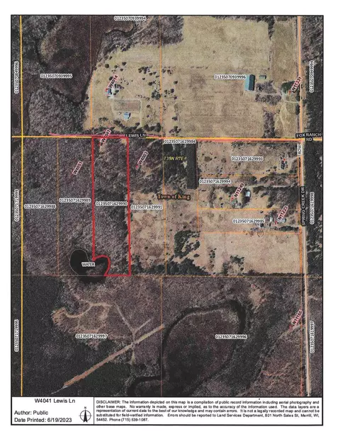 w4041 Lewis Lane, Tomahawk, WI 54487