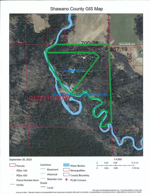 00 Sunrise Rd, Wittenberg, WI 54499