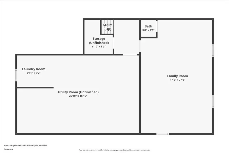 Floorplan - 10520 Rangeline Rd, Wisconsin Rapids, WI 54494 photo 3 of 4
