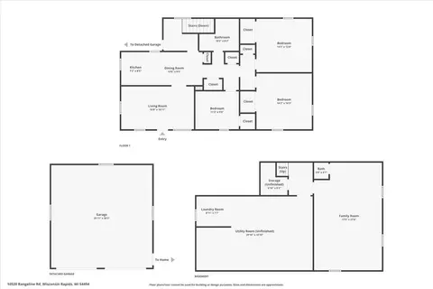 Floorplan - 10520 Rangeline Rd, Wisconsin Rapids, WI 54494 photo 1 of 4