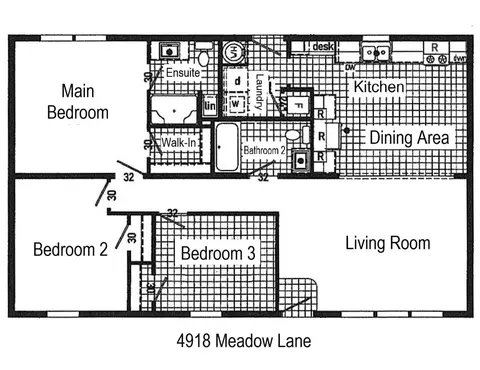 Floorplan - 4918 Meadow Ln, Vesper, WI 54489 photo 1 of 1