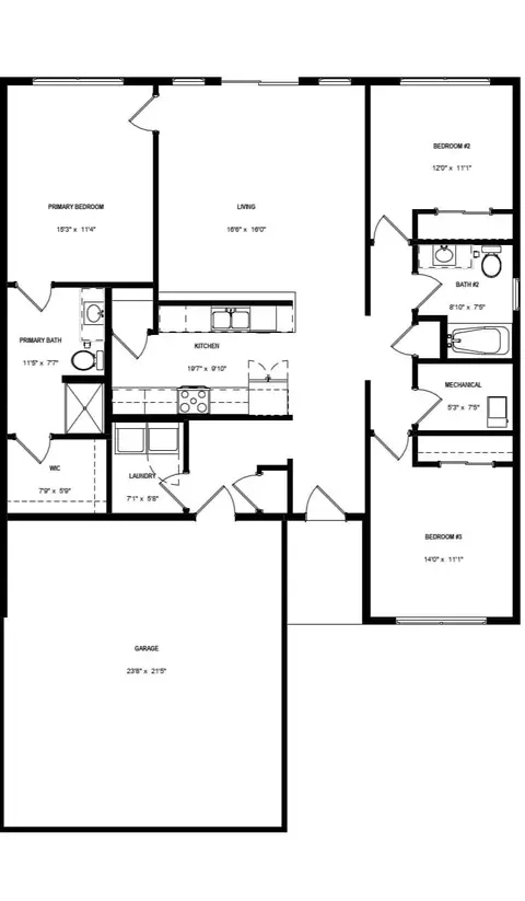 Floorplan - 1394 Park Dr, Schofield, WI 54476 photo 1 of 1