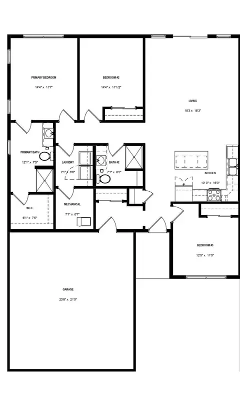 Floorplan - 1392 Park Dr, Schofield, WI 54476 photo 1 of 1