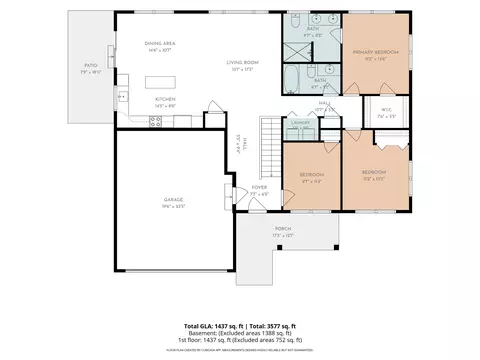 Floorplan - 3404 Caesars Ct, Weston, WI 54476 photo 2 of 2