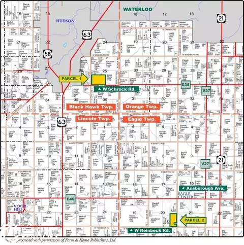 Ansborough Ave. At W. Reinbeck Rd., Hudson, IA 50643