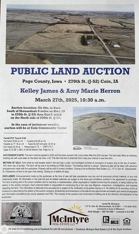 270 Th St Coin Ia, Coin, IA 51601