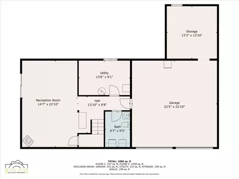 Floorplan - 1221 Charles St, Spearfish, SD 57783 photo 2 of 3