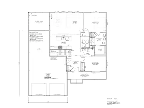 Floorplan - tbd 1 High Bluff Dr, Box Elder, SD 57719 photo 1 of 2