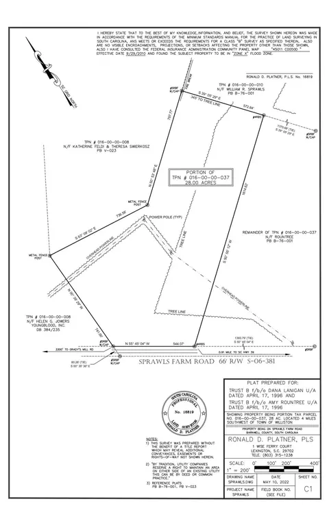 858 Sprawls Farm Rd, Williston, SC 29853 photo 1