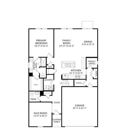 Floorplan - 411 Chickadee Way, Harlem, GA 30814 photo 1 of 2