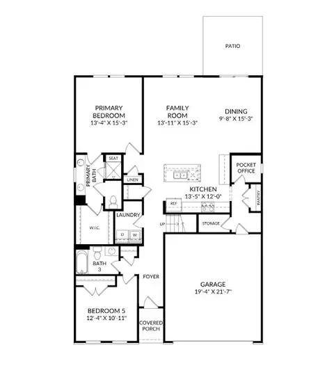 Floorplan - 324 Tupelo Pass, Harlem, GA 30814 photo 1 of 2