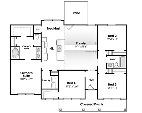 Floorplan - 1734 Old Shoals Rd, Monetta, SC 29105 photo 1 of 1