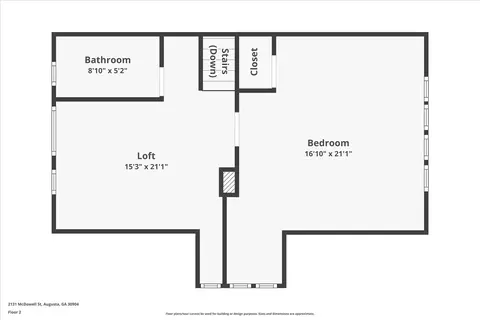 Floorplan - 2131 Mcdowell St, Augusta, GA 30904 photo 3 of 3