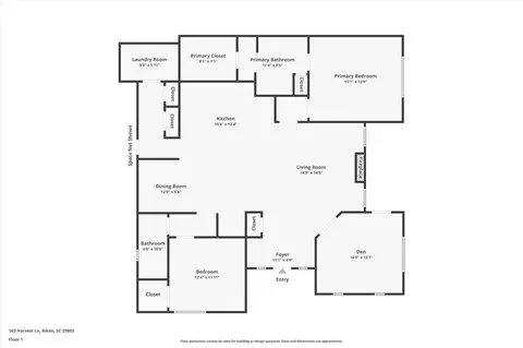 Floorplan - 303 N Windsor Rd, Windsor, SC 29856 photo 2 of 10