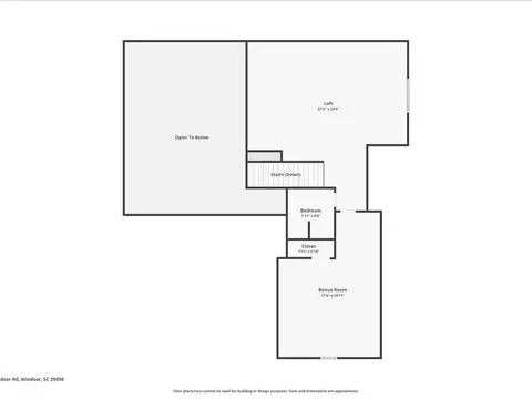 Floorplan - 303 N Windsor Rd, Windsor, SC 29856 photo 9 of 10