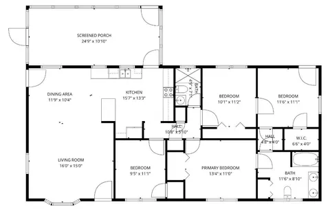 Floorplan - 507 5th St, Jackson, SC 29831 photo 2 of 2