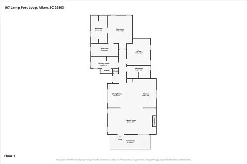 Floorplan - 107 Lamp Post Loop, Aiken, SC 29803 photo 1 of 1
