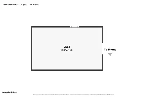 Floorplan - 2056 Mcdowell St, Augusta, GA 30904 photo 2 of 3