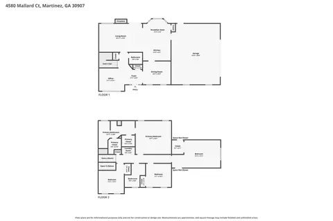 Floorplan - 4580 Mallard Ct, Martinez, GA 30907 photo 3 of 3