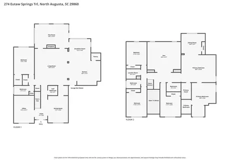 Floorplan - 274 Eutaw Springs Trl, North Augusta, SC 29860 photo 1 of 6