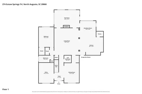 Floorplan - 274 Eutaw Springs Trl, North Augusta, SC 29860 photo 4 of 6