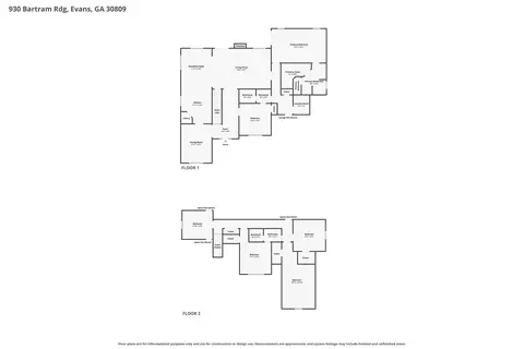 Floorplan - 930 Bartram Rdg, Evans, GA 30809 photo 1 of 6