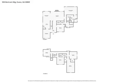 Floorplan - 930 Bartram Rdg, Evans, GA 30809 photo 6 of 6
