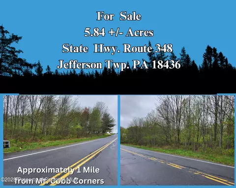 5 84 Acres State Route 348, Jefferson Twp, PA 18436