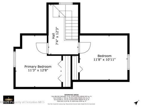 Floorplan - 115 Marion St, Old Forge, PA 18518 photo 2 of 4