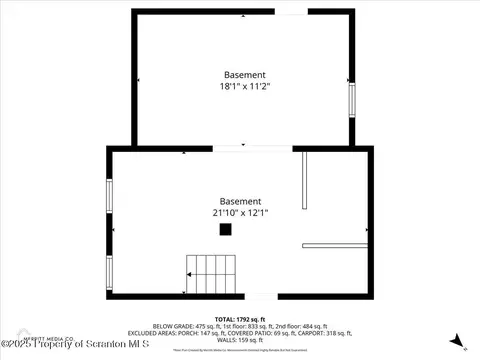 Floorplan - 701 E Scott St, Olyphant, PA 18447 photo 3 of 3