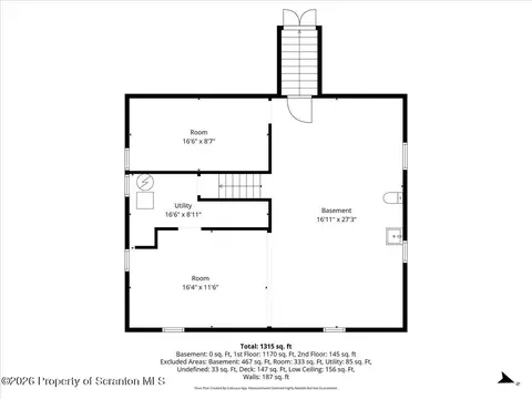 Floorplan - 101 Stone St, Moosic, PA 18507 photo 2 of 3