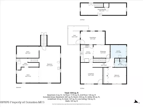 Floorplan - 101 Stone St, Moosic, PA 18507 photo 3 of 3