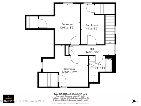 Floorplan - 109 Ackerly Rd, Clarks Summit, PA 18411 photo 2 of 4