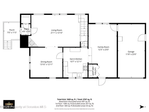 Floorplan - 109 Ackerly Rd, Clarks Summit, PA 18411 photo 1 of 4