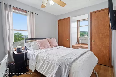 Bedroom - 201 Moosic Rd, Old Forge, PA 18518 photo 5 of 6
