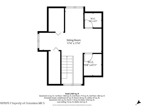 Floorplan - 201 Moosic Rd, Old Forge, PA 18518 photo 3 of 4