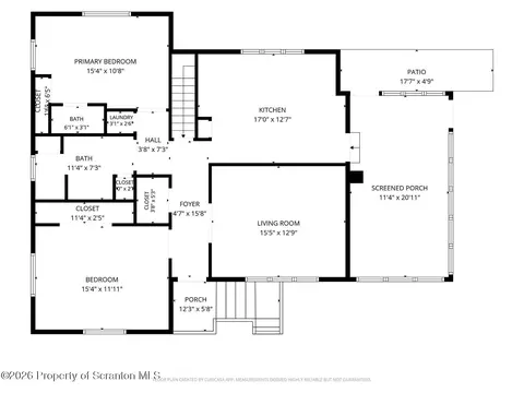 Floorplan - 80 Connell St, Old Forge, PA 18518 photo 1 of 1