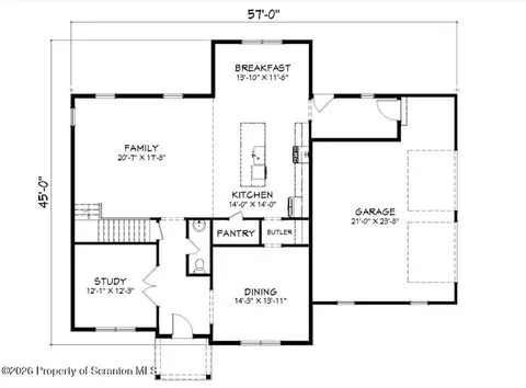 Floorplan - 22 Wright Way, Nicholson, PA 18446 photo 1 of 2