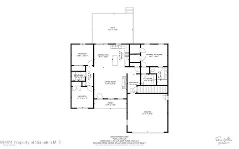 Floorplan - 8 Casey Ave, Old Forge, PA 18518 photo 2 of 4