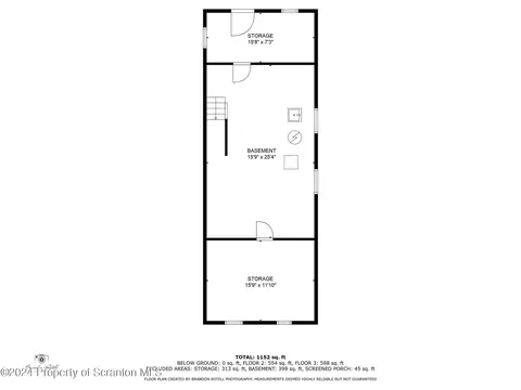 Floorplan - 519 W Grace St, Old Forge, PA 18518 photo 1 of 4